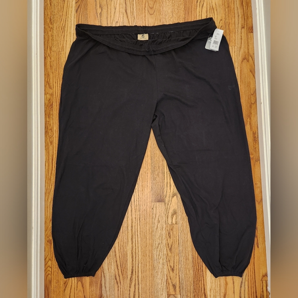 New W/tags Russel Pro Cotton Black Jogger Pants